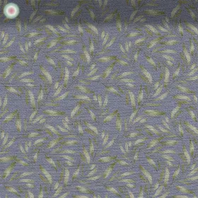 Leaves on a Grey Background