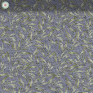 Leaves on a Grey Background