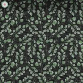 Leaf Arrangement on Black