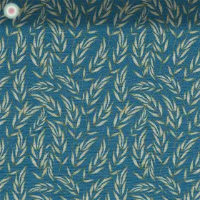 Leaf Pattern on Turquoise