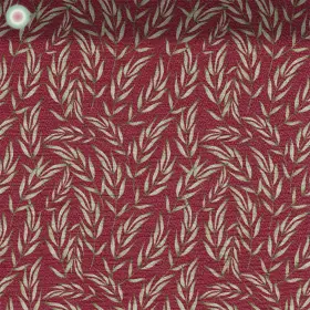 Leaf Pattern on Red