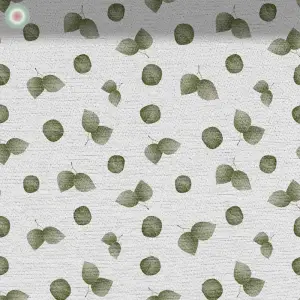 Grüne Blätter auf Weiß