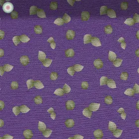 Green Leaves on Purple