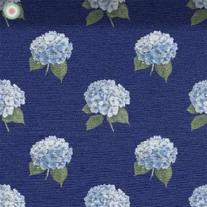 Hydrangeas on Blue