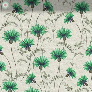 Grüne Florale Harmonie