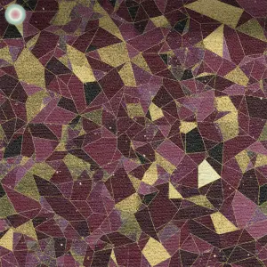 Geometrisches Farbenspiel Rot