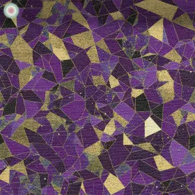 Geometric Color Play Purple