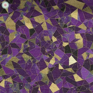 Geometric Color Play Purple