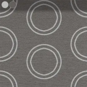 Große Kreise auf Grau